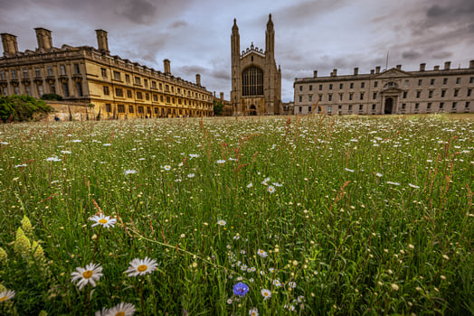 King's College Campus at Cambridge, England. photo