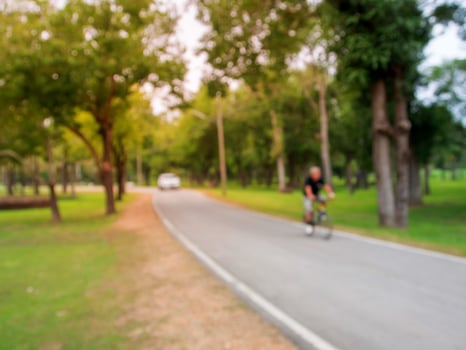 Blurred image natural green park background wallpaper photo
