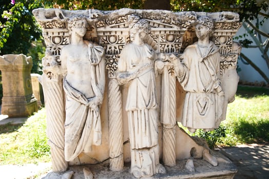 Sarcophagus in Antalya Archeological Museum, Antalya, Turkiye photo