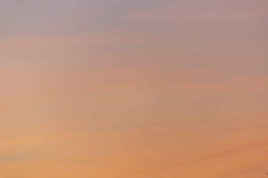 Image of colorful evening sky with light clouds photo
