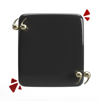 speech bubble 3D render minimal concept photo