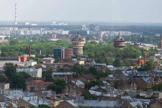 Riga from Above in the Summer photo