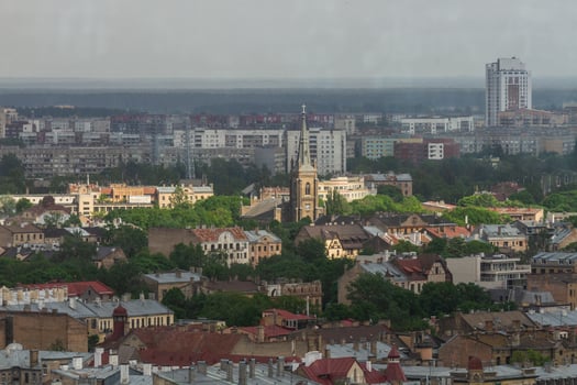 Riga from Above in the Summer photo