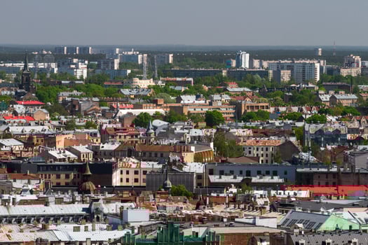 Riga from Above in the Summer photo