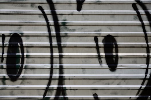 Art under ground. Beautiful street art graffiti style. The wall is decorated with abstract drawings house paint. Modern iconic urban culture of street youth. Abstract stylish picture on wall photo