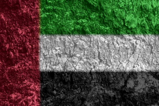 united arab emirates flag texture as backdrop photo