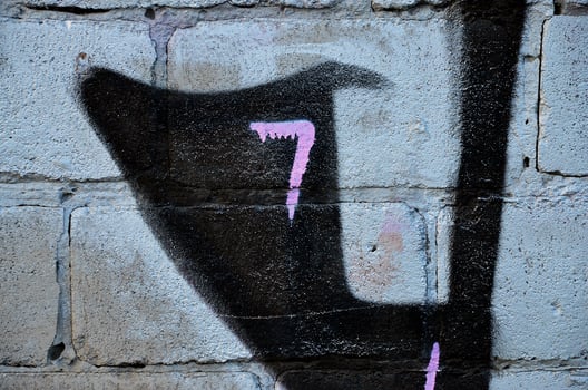 Beautiful street art graffiti. Abstract color creative drawing fashion colors on the walls of the city. Urban Contemporary Culture. Title paint on walls. Culture youth protest photo