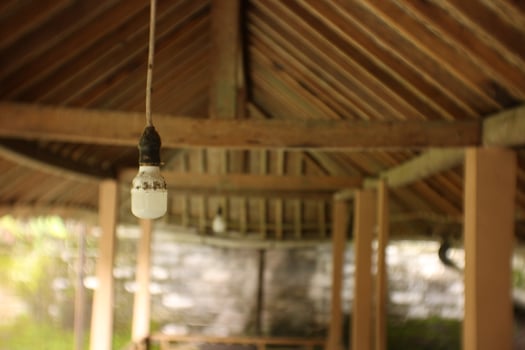 hanging lamp decorations for places to eat and cafes in a traditional style photo