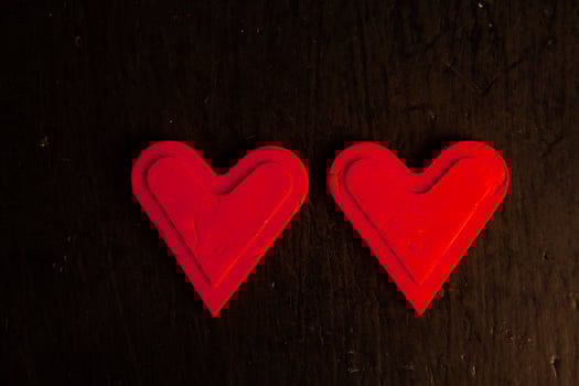 Texture with love hearts for design. Valentines day card concept. Heart for Valentines Day greeting card. Love is. photo