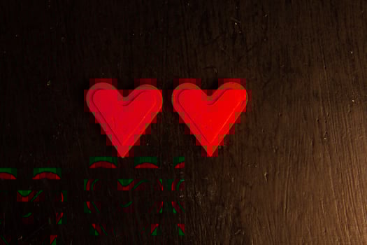 Texture with love hearts for design. Valentines day card concept. Heart for Valentines Day greeting card. Love is. photo
