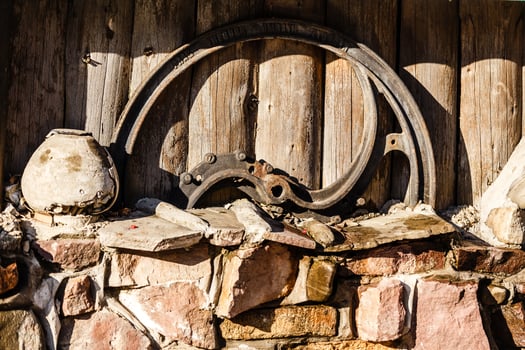 old kitchen utensils wood iron photo