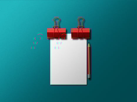 Business letterhead mockup photo