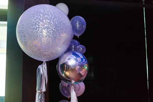 Colorful balloons in a party photo