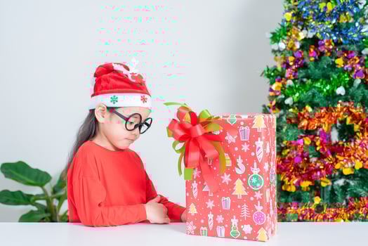 child girl cristmas photo