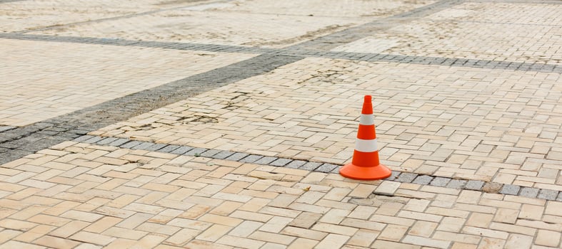 Traffic cones, barrier cone photo