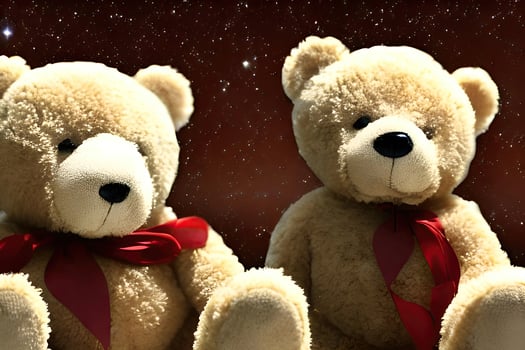 Surprise Party with a Teddy Bear photo