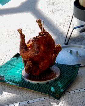 Deep fried turkey photo