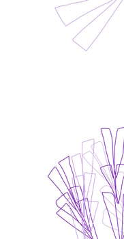 abstract  background with flowers lines hearts photo
