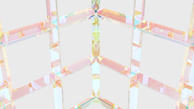 diamond 3d modern wireframe geometric structure background photo