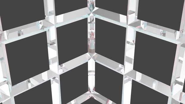 diamond 3d modern wireframe geometric structure background photo