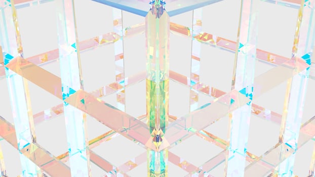 diamond 3d modern wireframe geometric structure background photo