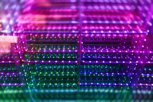 abstract background with spots lights photo