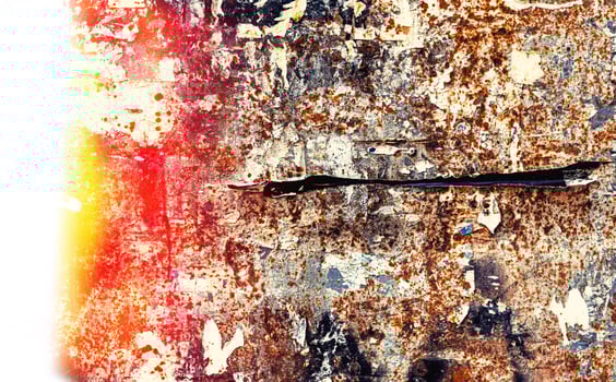 Old Urban Street Billboard photo