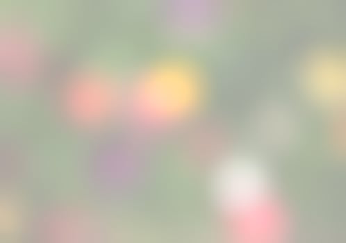 Abstract blurred image of a spring garden photo