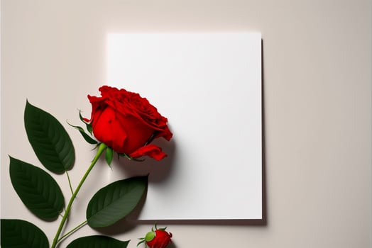 red roses background design for text, message, quotes , valentine day. photo