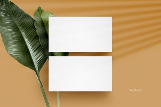 Clean minimal business card mockup Vol 3 photo