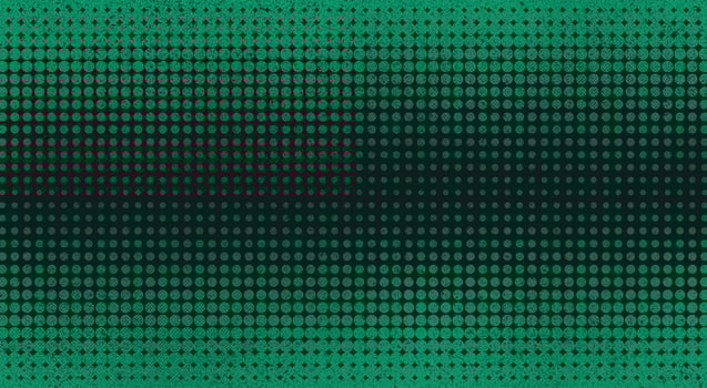 Dark green grainy halftone background, noise texture grunge banner design photo