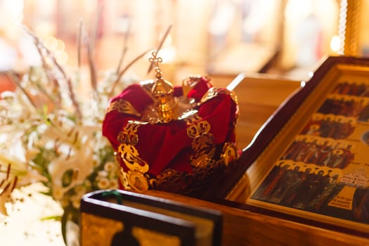 Crown for Wedding in Orthodox church photo