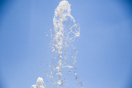 water splash in the sky photo