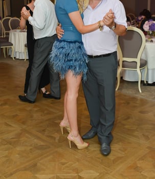 people dancing at the wedding party photo