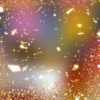 Gradient color background  with gold sparkle photo