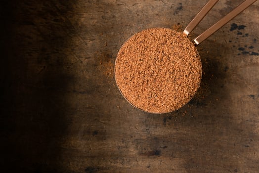 Ground Nutmeg Spilled from a Teaspoon photo