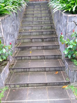 neatly stepped arrangement of stairs session two photo