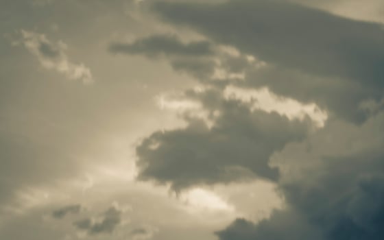 Abstract sunset sky and clouds texture in Croatia. photo
