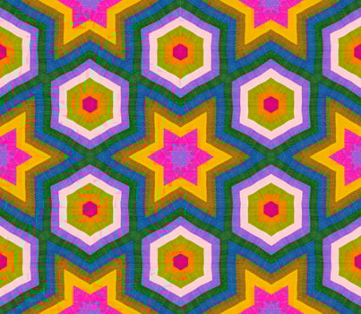 Abstract kaleidoscope or endless pattern. photo