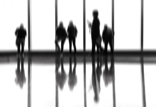 people in the lobby photo