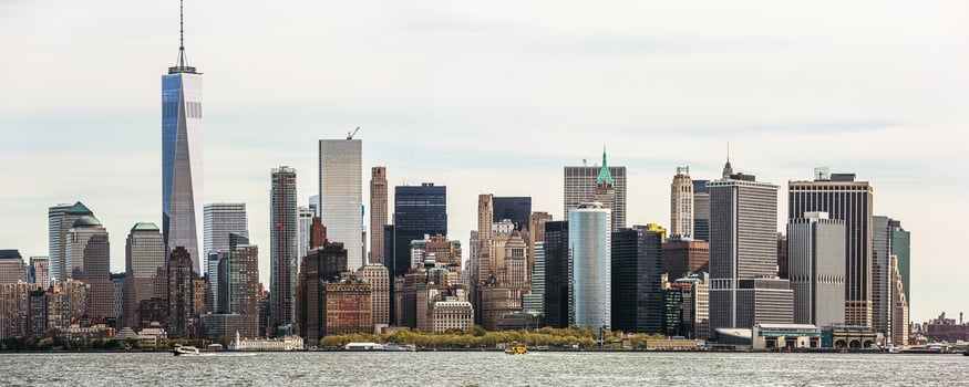 Lower Manhattan skyscrapers photo
