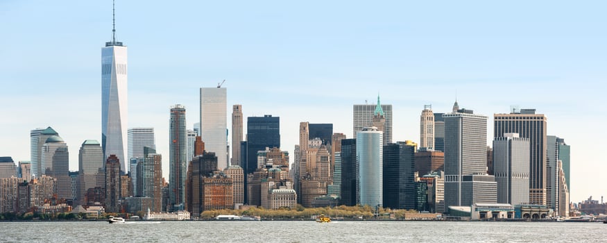 View of Manhattan skyline in NYC photo