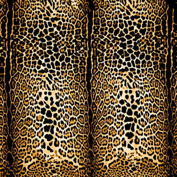 Seamless leopard pattern, leopard skin, animal print. photo