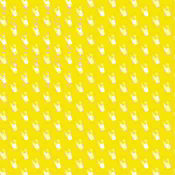 Summer pattern yellow background photo