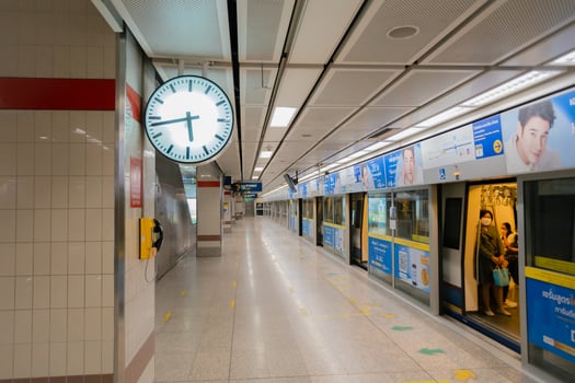 9 November 2022, Bangkok this place electric train photo