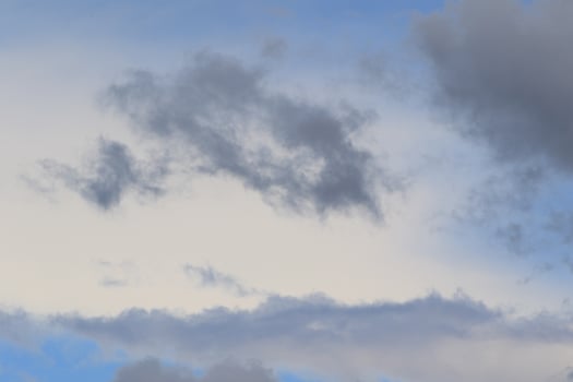 Stormy weather and dark clouds photo