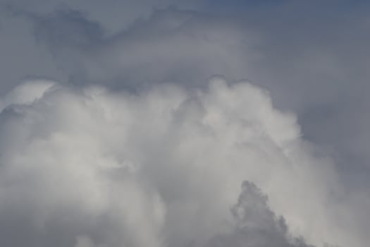 Stormy weather and dark clouds photo
