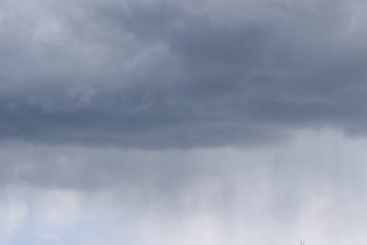 Stormy weather and dark clouds photo