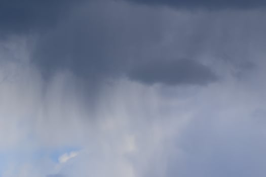 Stormy weather and dark clouds photo