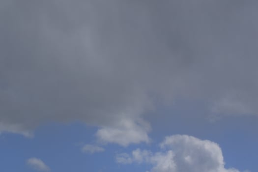 Stormy weather and dark clouds photo